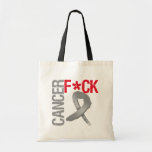 Fuck Cancer - Brain Cancer Tote Bag
