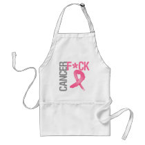 Fuck Cancer - Breast Cancer Apron