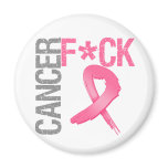 Fuck Cancer - Breast Cancer magnets