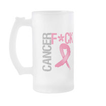 Fuck Cancer - Breast Cancer Coffee Mugs