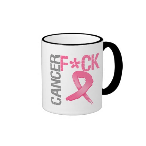 Fuck Cancer - Breast Cancer Mug