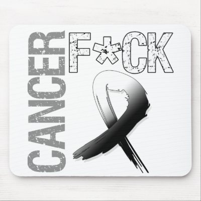 Fuck Cancer - Carcinoid Cancer Mousepad by cancerapparel