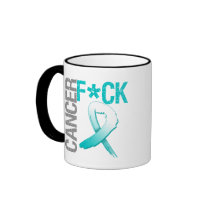 Fuck Cancer - Cervical Cancer Coffee Mug