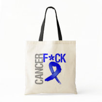 Fuck Cancer - Colon Cancer Tote Bag