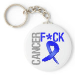 Fuck Cancer - Colon Cancer keychains