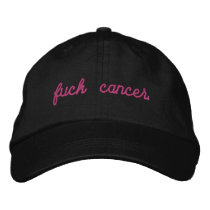 FUCK CANCER embroidered hat embroidered hats
