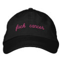 FUCK CANCER embroidered hat embroidered hats