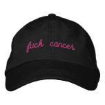 FUCK CANCER embroidered hat embroidered hats