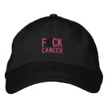 FUCK CANCER embroidered hat