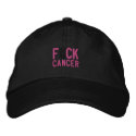 FUCK CANCER embroidered hat embroidered hats