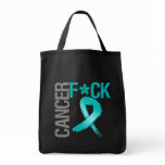 Fuck Cancer - Gynecologic Cancer Canvas Bags