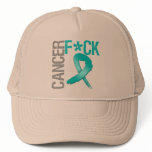 Fuck Cancer - Gynecologic Cancer Trucker Hat