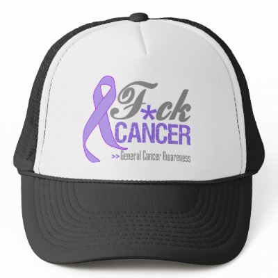 Fuck Cancer Mesh Hats by cancerapparel