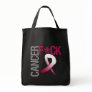 Fuck Cancer - Head and Neck Cancer Canvas Bags