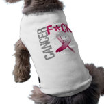 Fuck Cancer - Head and Neck Cancer pet clothing