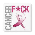 Fuck Cancer - Head and Neck Cancer magnets