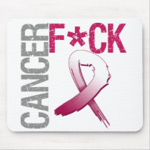 Fuck Cancer - Head and Neck Cancer Mousepads