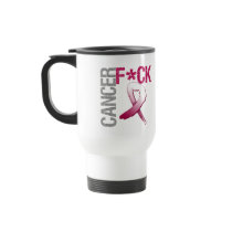 Fuck Cancer - Head and Neck Cancer Coffee Mug
