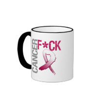 Fuck Cancer - Head and Neck Cancer Coffee Mug
