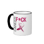Fuck Cancer - Head and Neck Cancer mugs