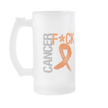 Fuck Cancer - Kidney Cancer (Orange Ribbon) Coffee Mug