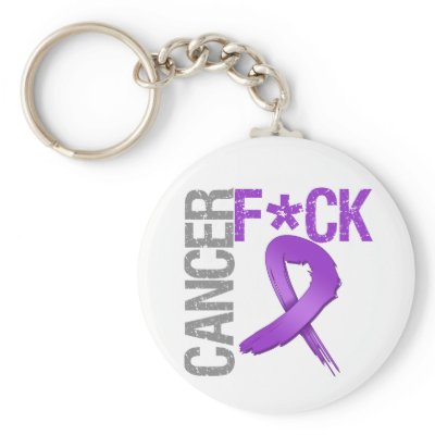 Fuck Cancer - Leiomysarcoma Keychain by cancerapparel