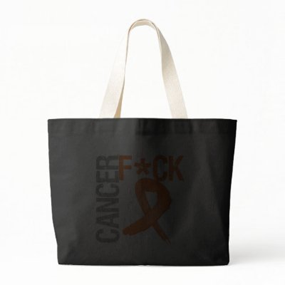 Fuck Cancer - Leukaemia Tote Bags by cancerapparel