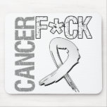 Fuck Cancer - Lung Cancer mousepads