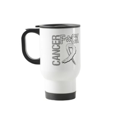 Fuck Cancer - Lung Cancer Coffee Mugs by cancerapparel