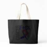 Fuck Cancer - Male Breast Cancer Tote Bags