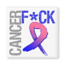 Fuck Cancer - Male Breast Cancer Refrigerator Magnets
