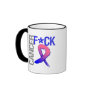 Fuck Cancer - Male Breast Cancer Mug