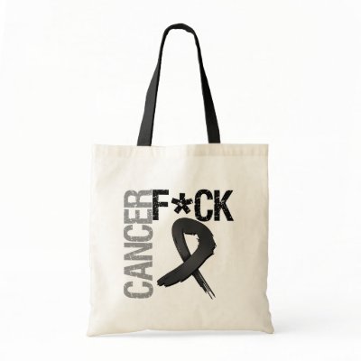 Fuck Cancer - Melanoma Bag by cancerapparel