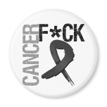 Fuck Cancer - Melanoma Fridge Magnet