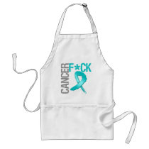 Fuck Cancer - Ovarian Cancer Apron
