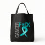 Fuck Cancer - Ovarian Cancer Tote Bag