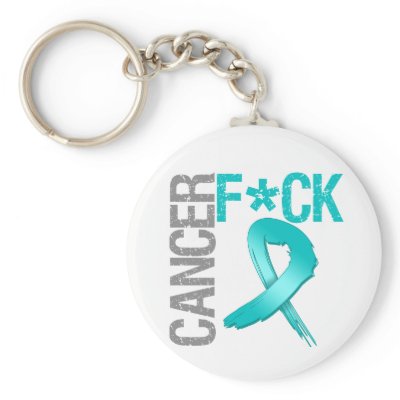 Fuck Cancer - Ovarian Cancer by cancerapparel