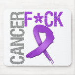 Fuck Cancer - Pancreatic Cancer mousepads