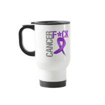 Fuck Cancer - Pancreatic Cancer Coffee Mug