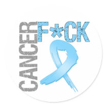 Fuck Cancer - Prostate Cancer Stickers