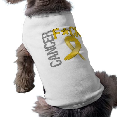 Fuck Cancer - Sarcoma Dog Clothes by cancerapparel