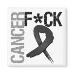 Fuck Cancer - Skin Cancer Refrigerator Magnets