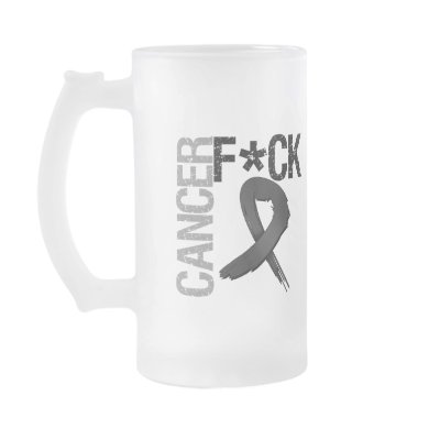 Fuck Cancer - Skin Cancer Mug by cancerapparel