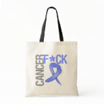 Fuck Cancer - Stomach Cancer Canvas Bag