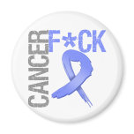 Fuck Cancer - Stomach Cancer Fridge Magnet