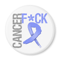 Fuck Cancer - Stomach Cancer Fridge Magnet