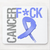 Fuck Cancer - Stomach Cancer Mouse Pads