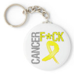 Fuck Cancer - Testicular Cancer keychains
