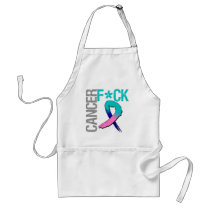 Fuck Cancer - Thyroid Cancer Aprons