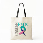 Fuck Cancer - Thyroid Cancer Tote Bag